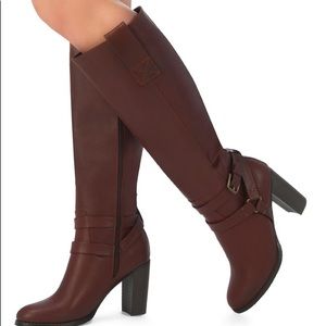 Brown Heeled Boots